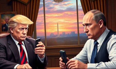 Les Pieds Nickelés à la Maison blanche, Allô, Moscou? Ici Donald...Ou le coup de fil qui a failli sauver le monde