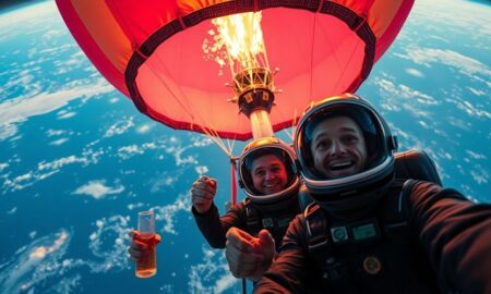 Ces astro-Crésus qui pétaradent vers l'infini : on sauve la planète… Une montgolfière de luxe à la fois ! Ces "Space Cowboys" friment au lieu d'agir pour le climat.