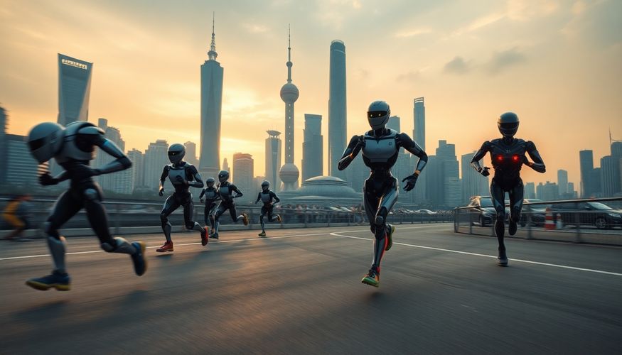 Les robots chinois ont écrasé les humains au marathon de Shanghai, même Poulidor ! Cette course homme-machine pose la question de notre place face à l'IA