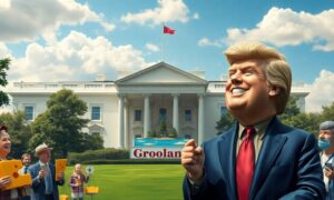 Les Pieds Nickelés à la Maison blanche : Trump abandonne le Groenland et vise Groland : une affaire en or (ou presque)