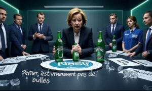 Perrier, de Nestlé, a traité illégalement son eau, avec la complicité de l’État. Chute des ventes, salariés en danger, marché ébranlé : les bulles n’ont plus de goût.