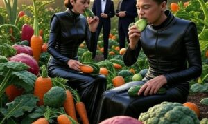 Le Régime Zéro déchets Digestifs : tout avaler des légumes, zéro excrétion, économies massives en eau et PQ. Musk et Gates s'y mettent
