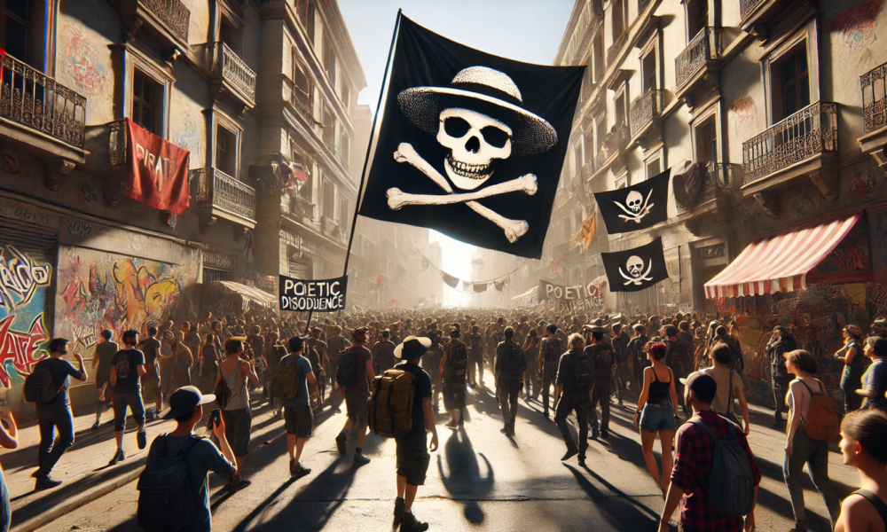 Le drapeau pirate luffy de One Piece s’impose comme simulacre planétaire d’une révolte sans révolution : une insoumission joyeuse à l’ère de l’image