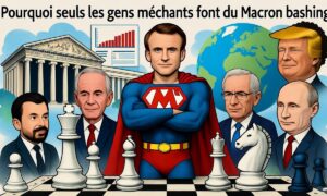 Manu, sauveur en costard : réformes, nominations rusées, diplo impériale. Basher ? Pour les méchants ! Vive la Start-up Nation en guerre (contre l'ennui)